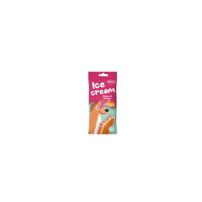 Snack glace pour chien saucisse et fromage 50g