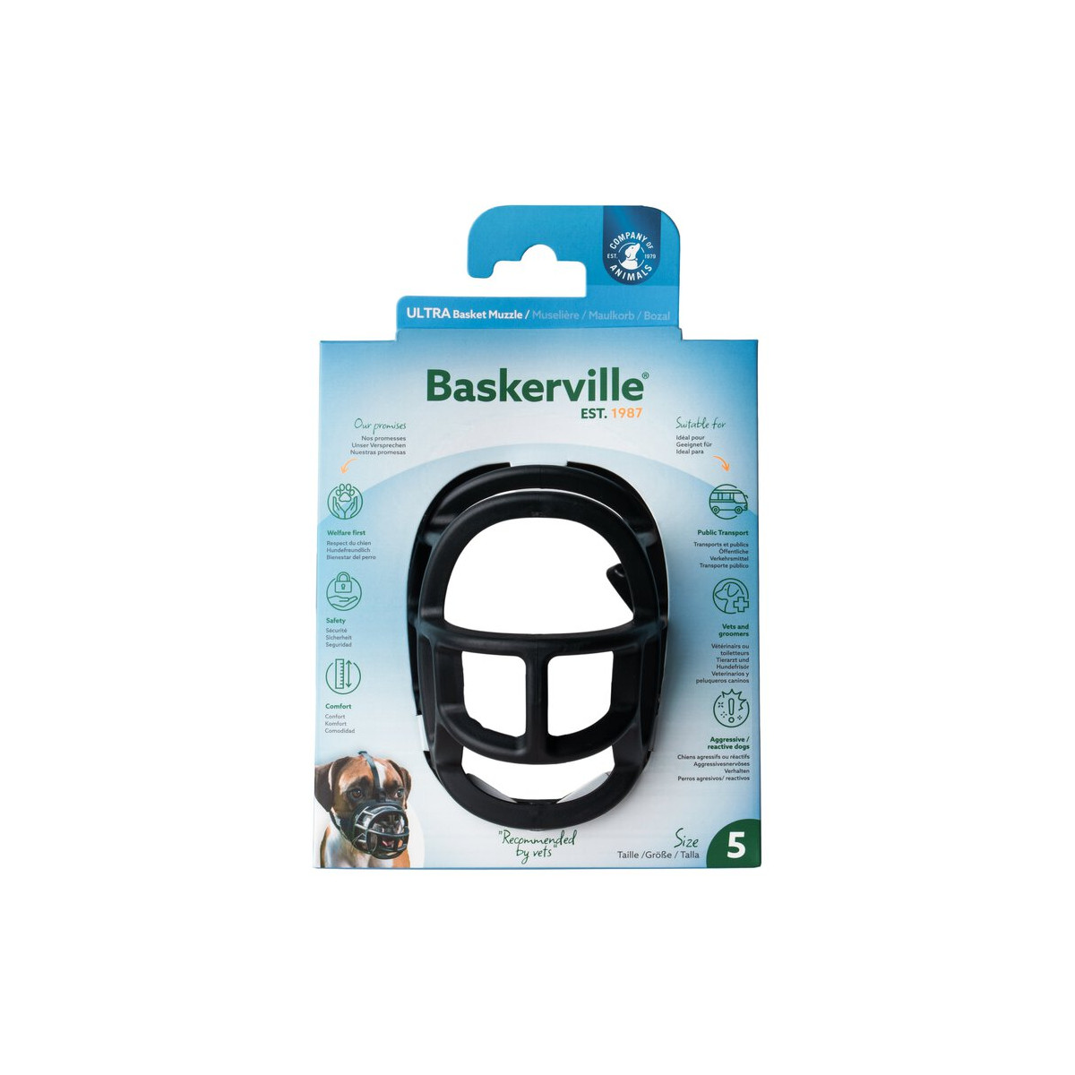 Museliere baskerville taille 5