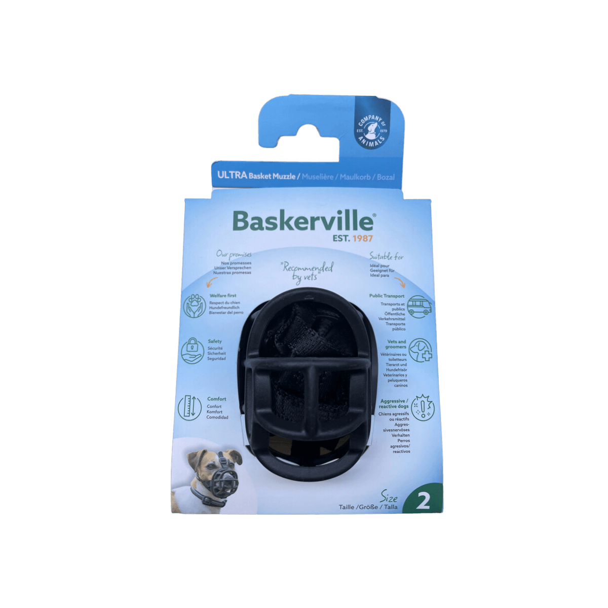 Museliere baskerville taille 2