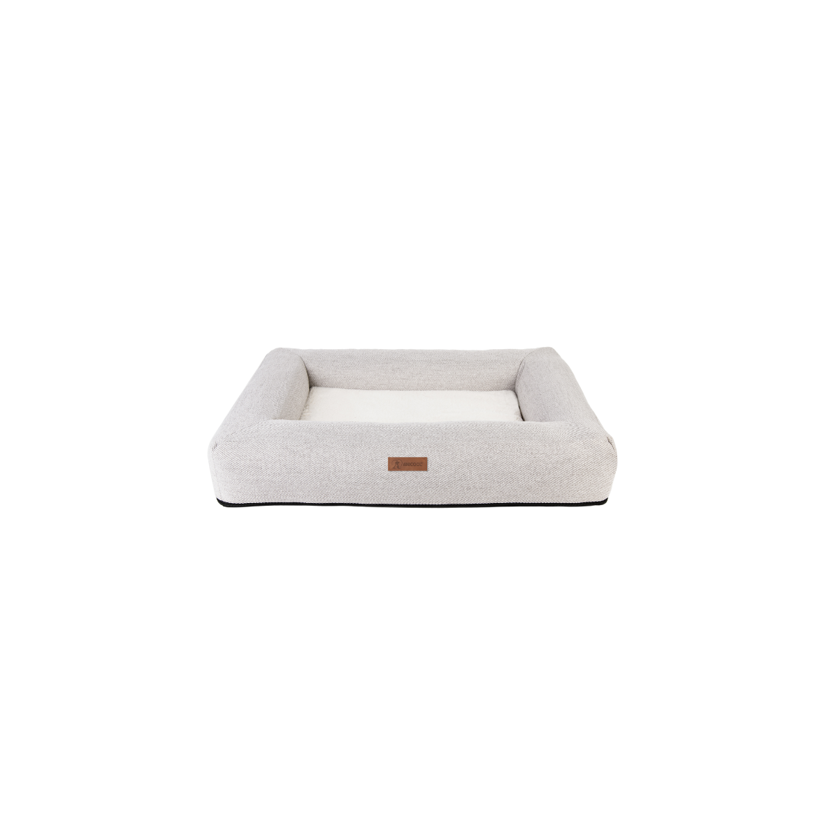 Lit dehoussable bali scandi gris ortho 80 cm