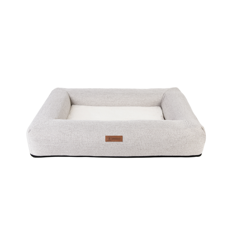 Lit dehoussable bali scandi gris ortho 80 cm