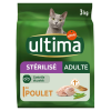 Croquettes ultima chat sterilise poulet 3kg