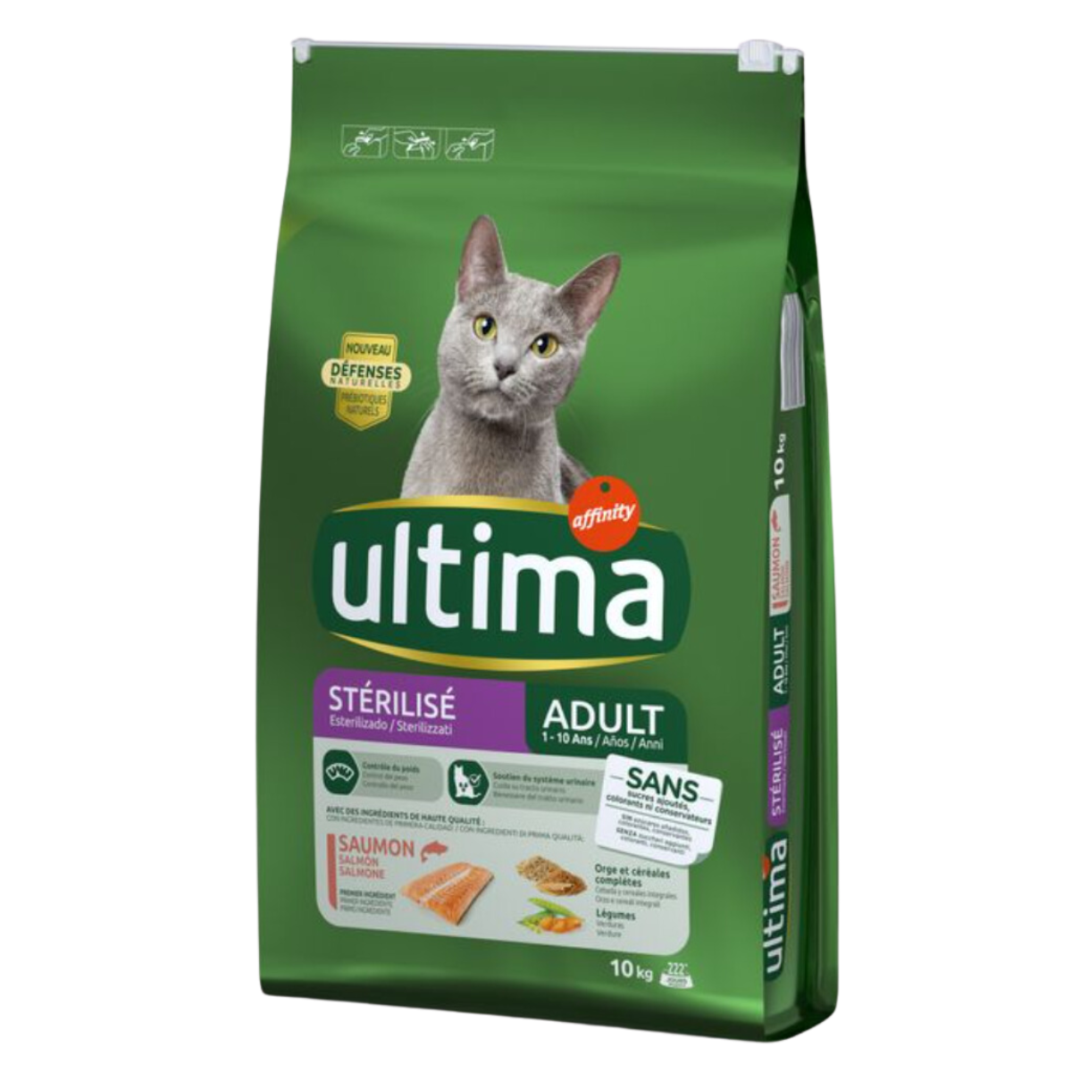 Croquettes ultima chat sterilise saumon 1,5kg