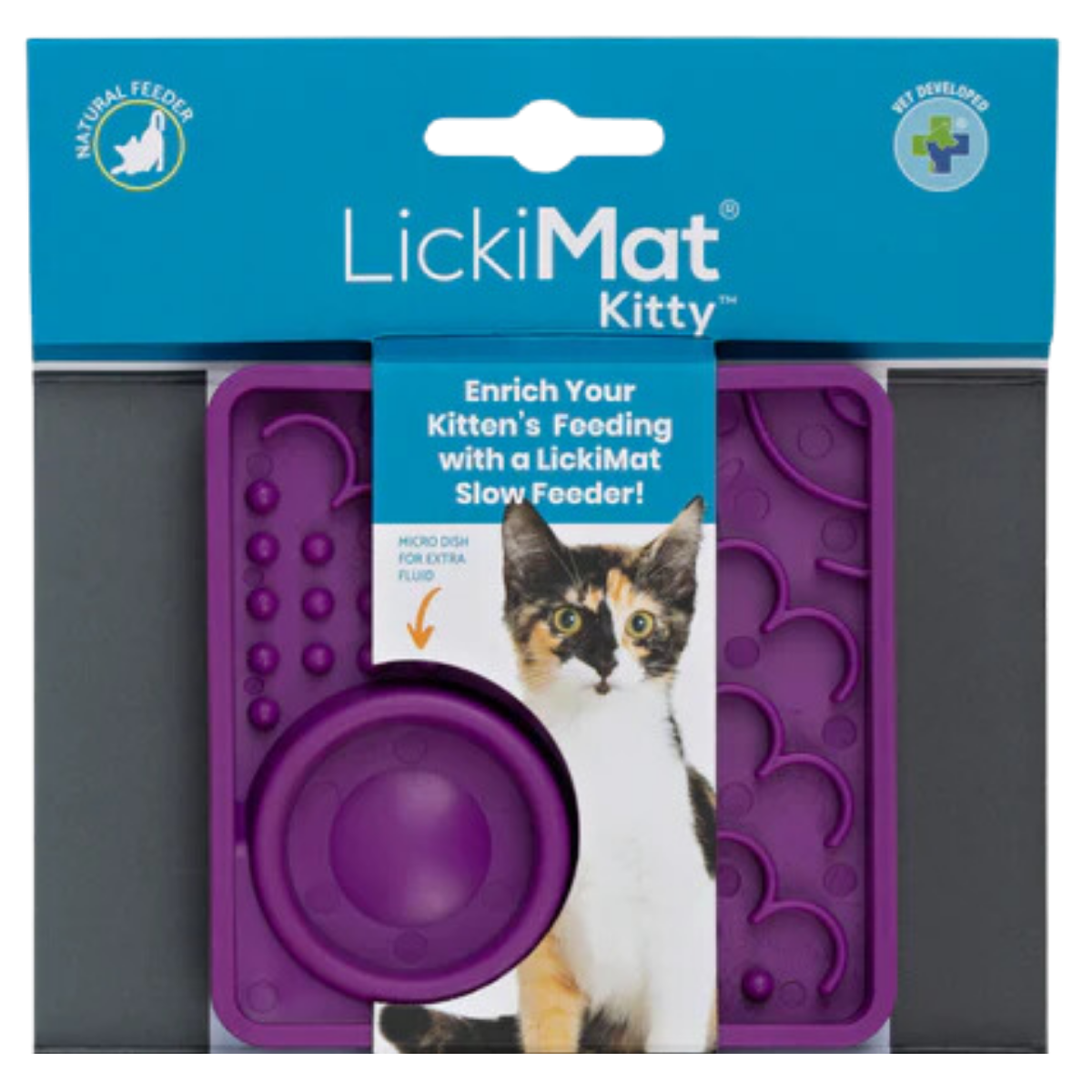 Gamelle a lecher kitty purple