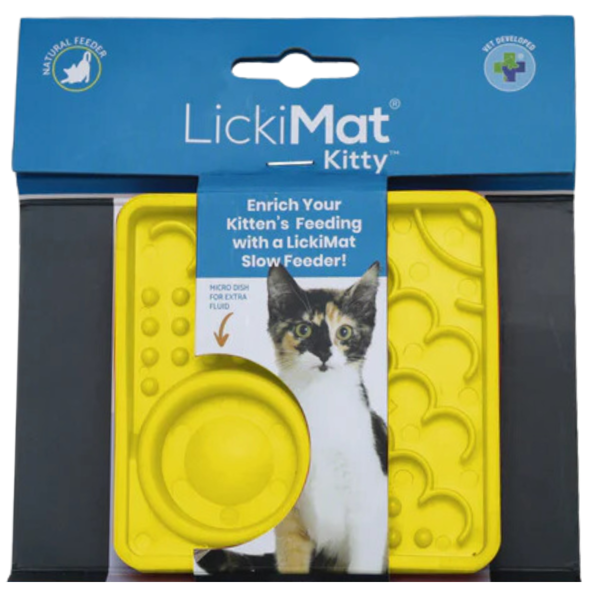 Gamelle a lecher kitty yellow