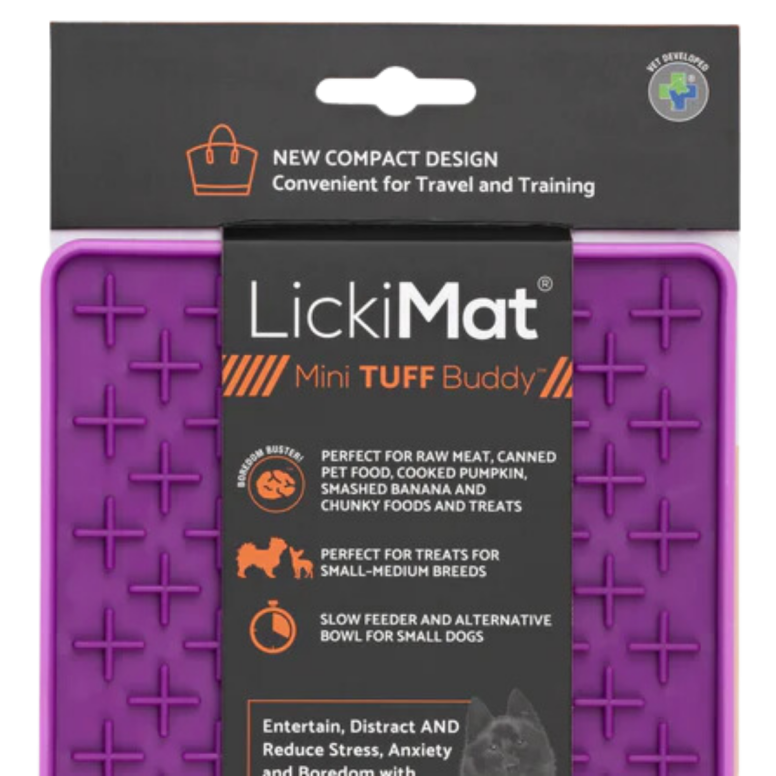 Gamelle a lecher mini tuff buddy purple chat