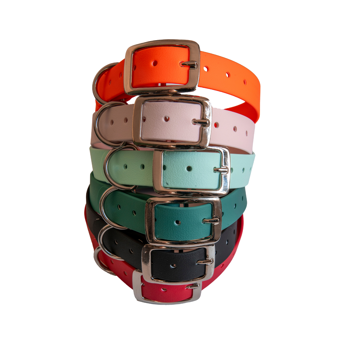 Collier en biothane ep25 mm taille l noir