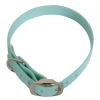 Collier en biothane ep16 mm taille s turquoise
