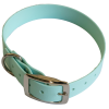 Collier en biothane ep25 mm taille l turquoise