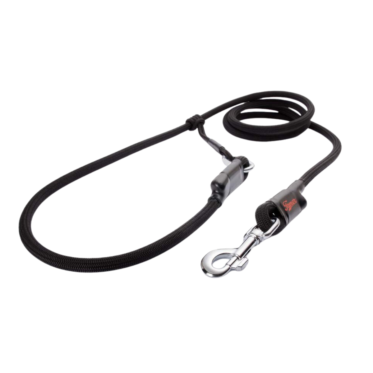 Laisse reglable easy long 2,5m noir grand chien