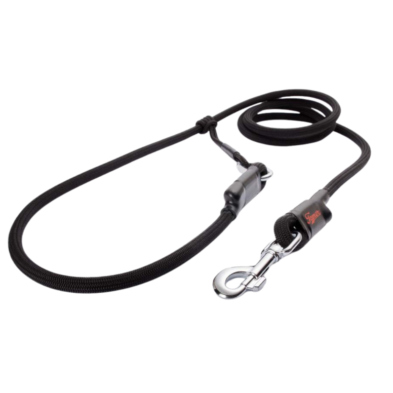 Laisse reglable easy long 4m noir grand chien
