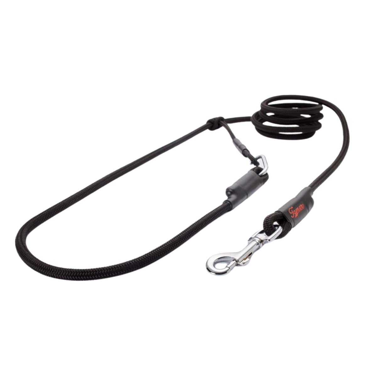 Laisse reglable easy long 2,5m noir petit chien