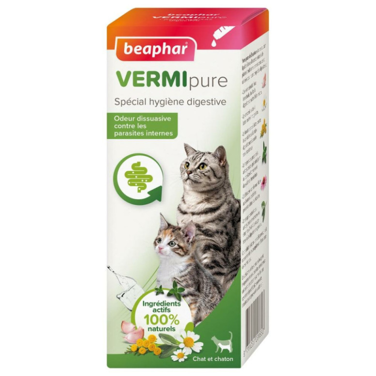 Vermipurge liquide pour chaton et chat 50ml