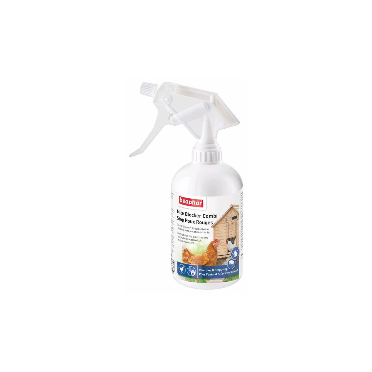 Spray contre poux rouges animal et environement