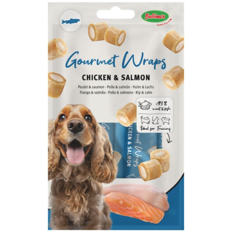 Friandise chien gourmet wraps multipack 20x10g
