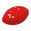 Jouet pour chien TPU ballon de rugby 12,5x7,5cm