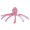 Jouet pour chien peluche sonore poulpe rose 45cm