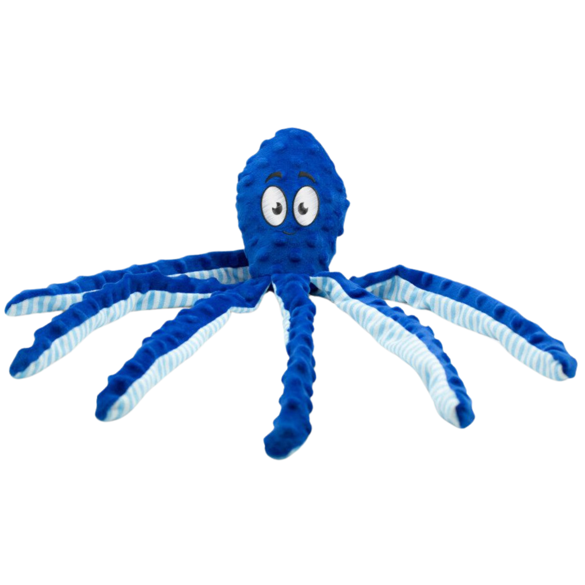 Jouet pour chien peluche sonore poulpe bleu 45cm