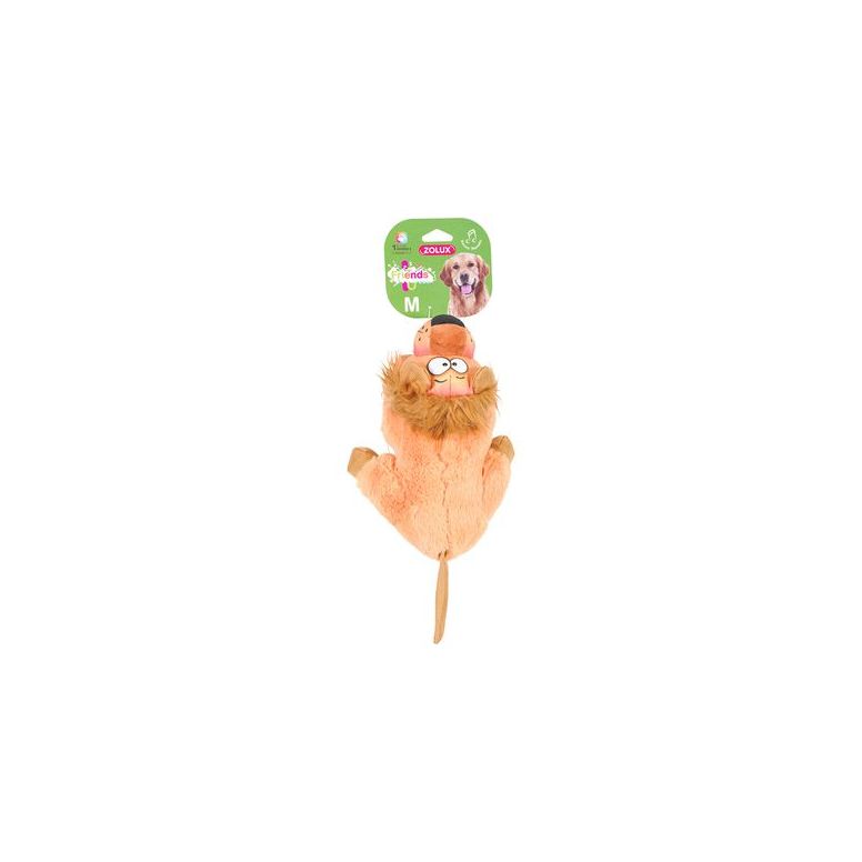 Jouet peluche Zolux Friends lion M pour chien