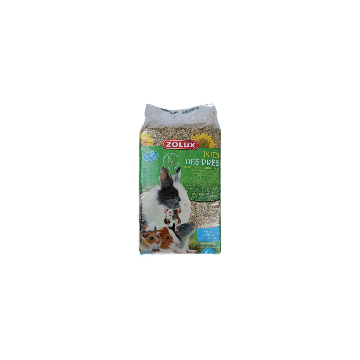 Zolux NutriMeal foin des prairies pour rongeurs 1kg (30L)