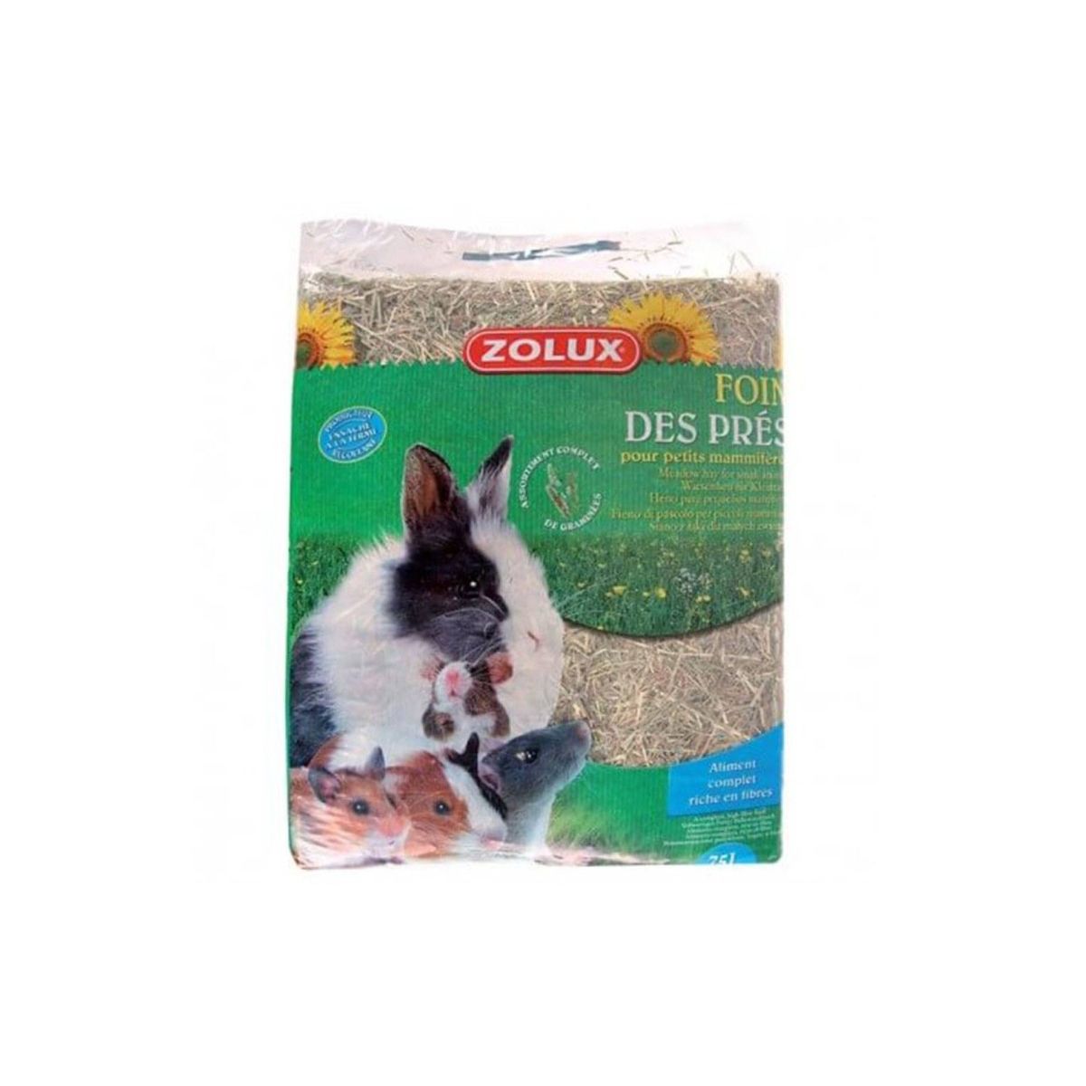 Zolux NutriMeal foin des prairies pour rongeurs 2,5kg (75L)