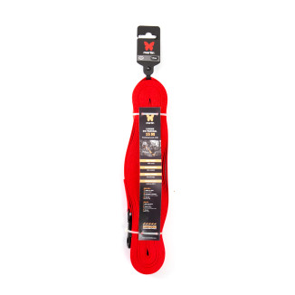 Longe de travail 20mm-5m rouge nylon plat