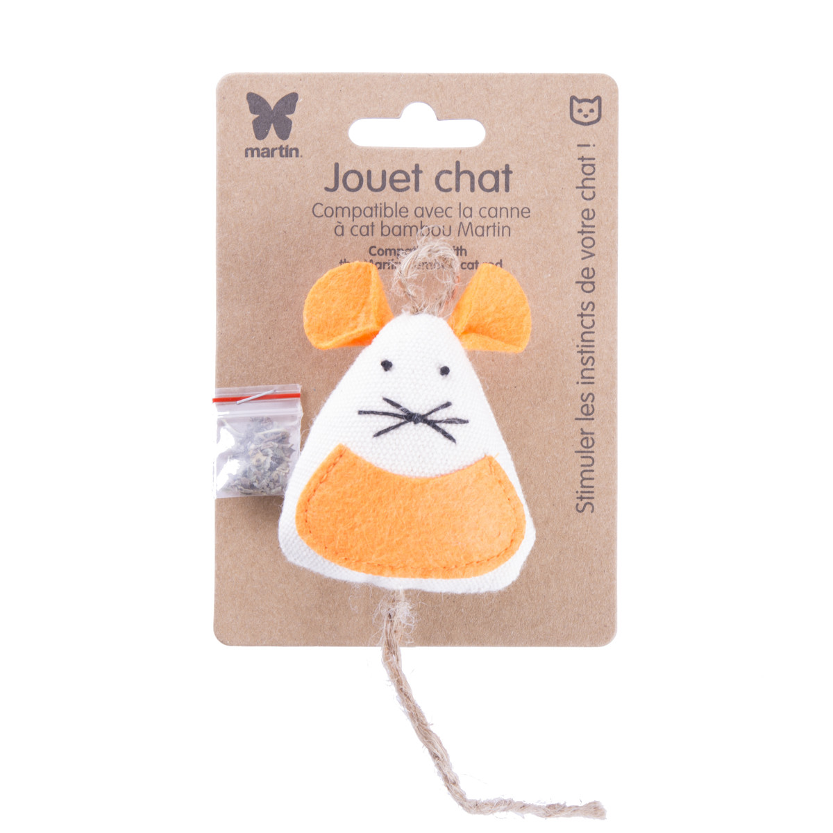 Jouet Martin Sellier souris de poche pour chat