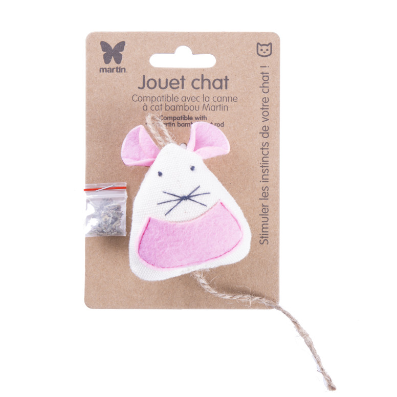 Jouet Martin Sellier souris de poche pour chat
