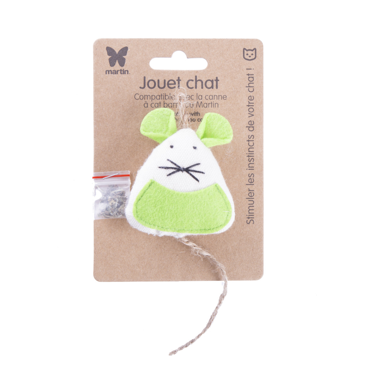 Jouet Martin Sellier souris de poche pour chat