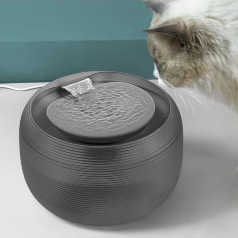 Fontaine Martin Sellier noire 2.5L pour chat