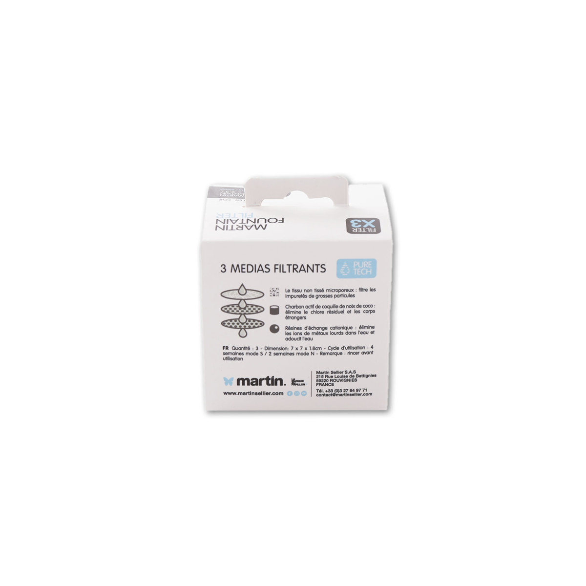 Filtre fontaine Martin Sellier x3