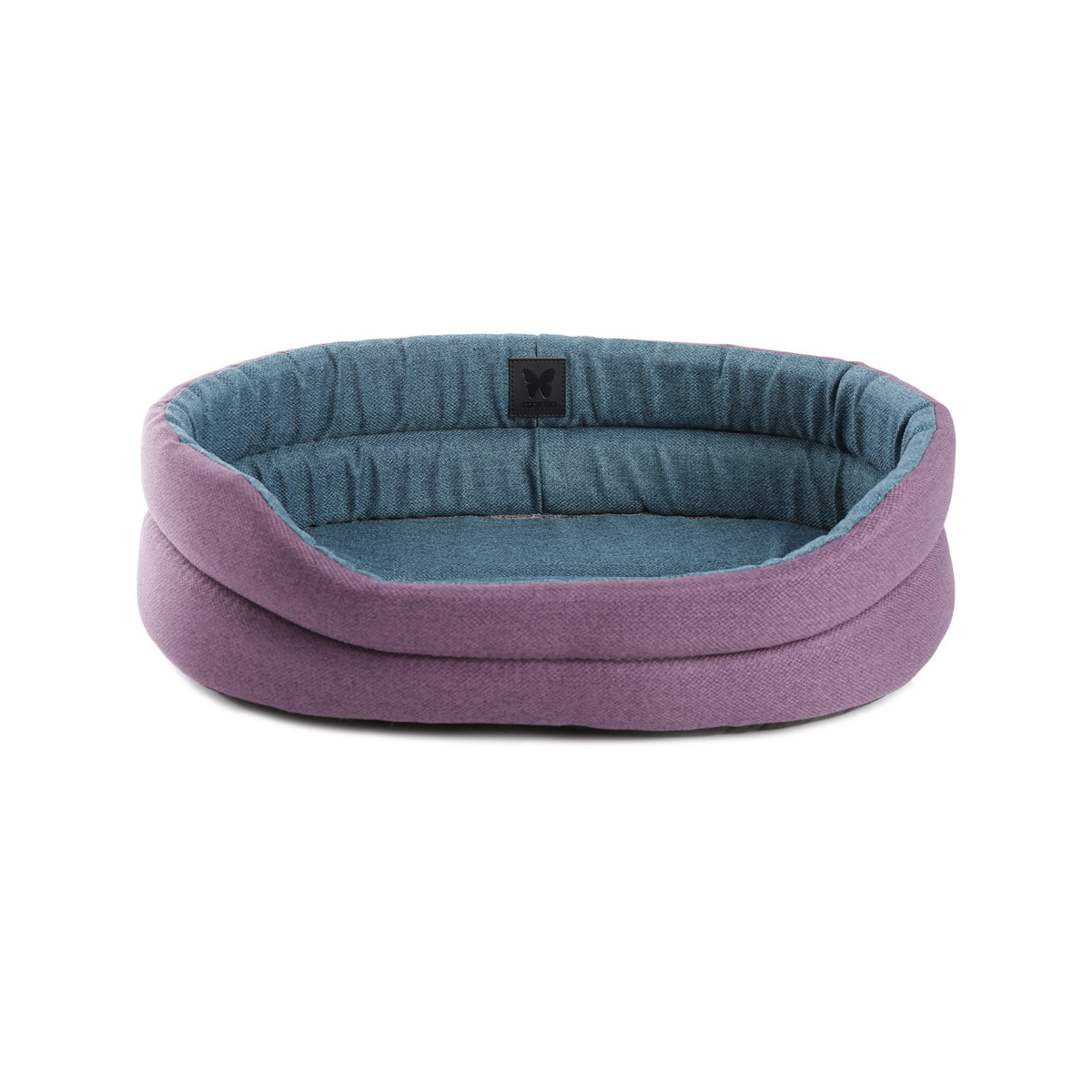 Corbeille Martin Sellier classique tissu gris 65cm pour chien et chat