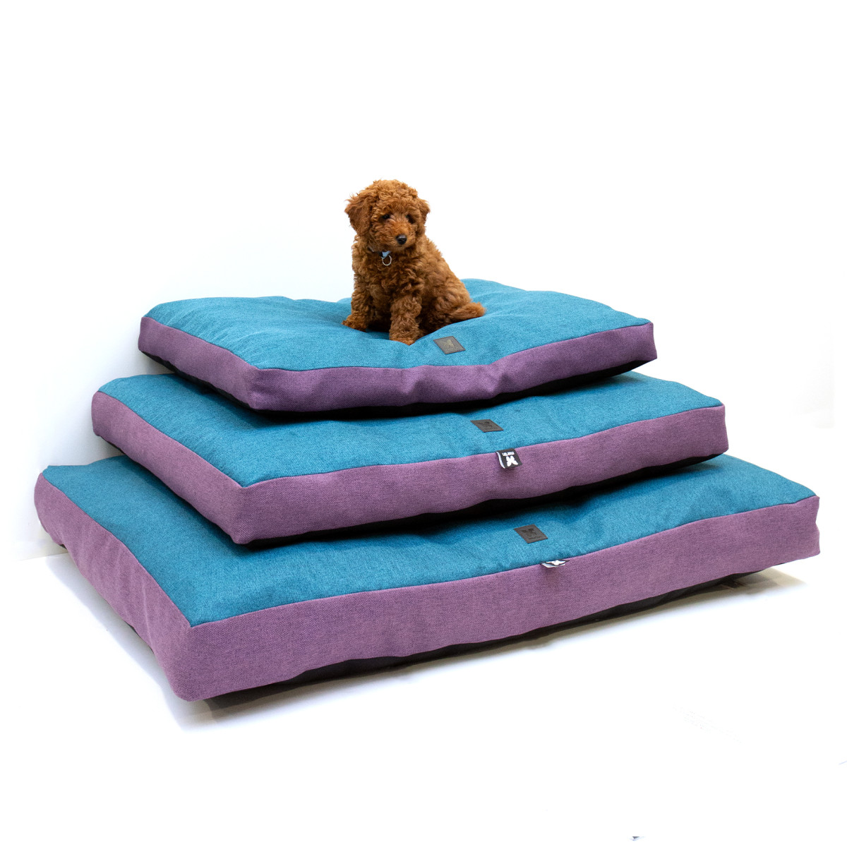 Coussin Martin Sellier classique rectangulaire gris 120cm pour chien et chat