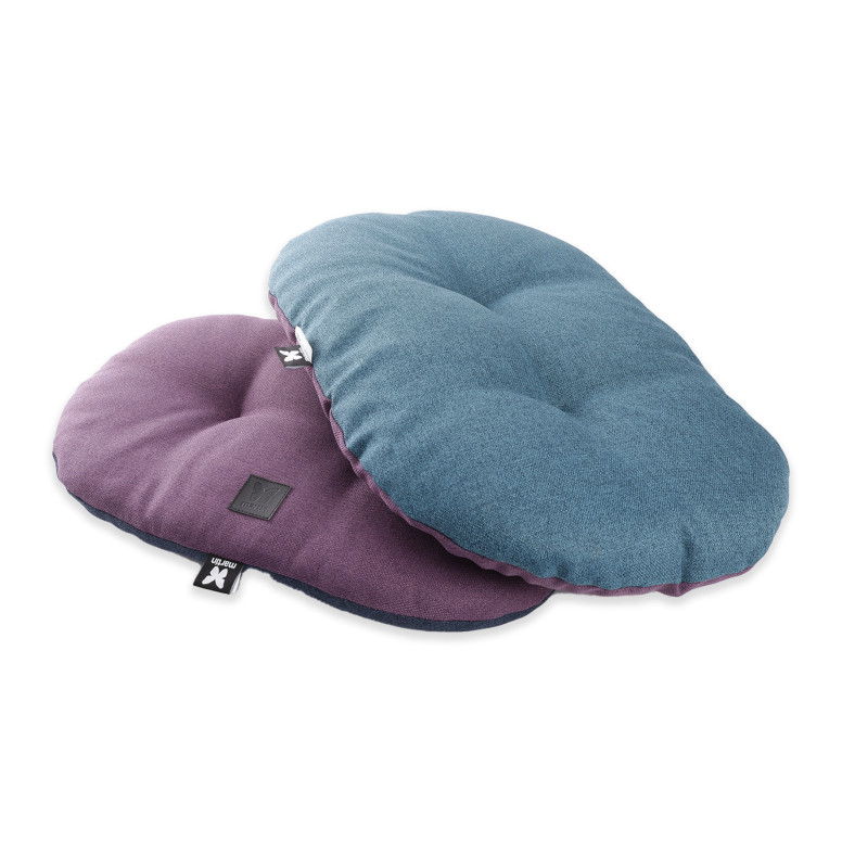 Coussin Martin Sellier ovale ouatine gris 45cm pour chien et chat