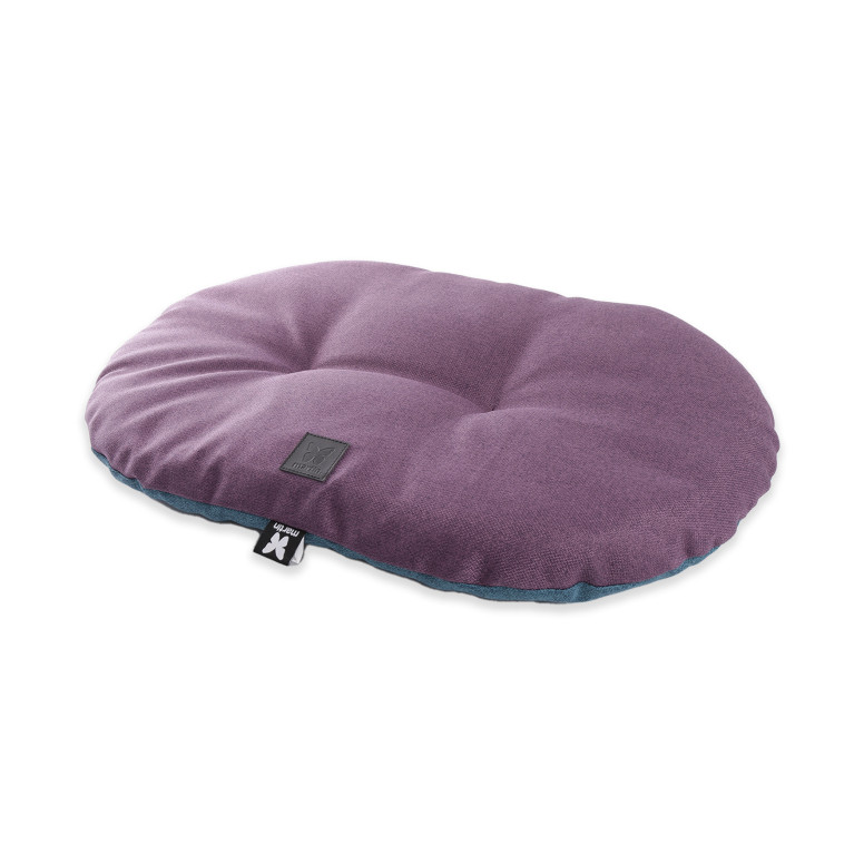 Coussin Martin Sellier ovale ouatine gris 77cm pour chien et chat