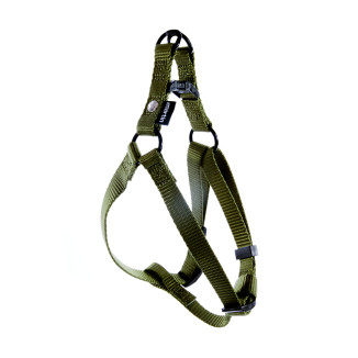 Harnais baudrier Martin Sellier kaki 20-50/70 pour chien et chat