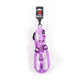 Harnais Martin Sellier nylon réglable parme 25-50/90 pour chien et chat