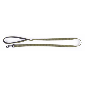 Laisse Martin Sellier confort nylon kaki 25-120 pour chien et chat