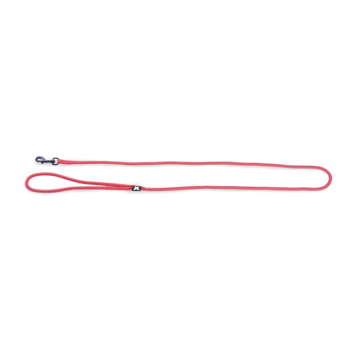 Laisse Martin Sellier nylon rond rouge 6mmx120cm pour chien et chat