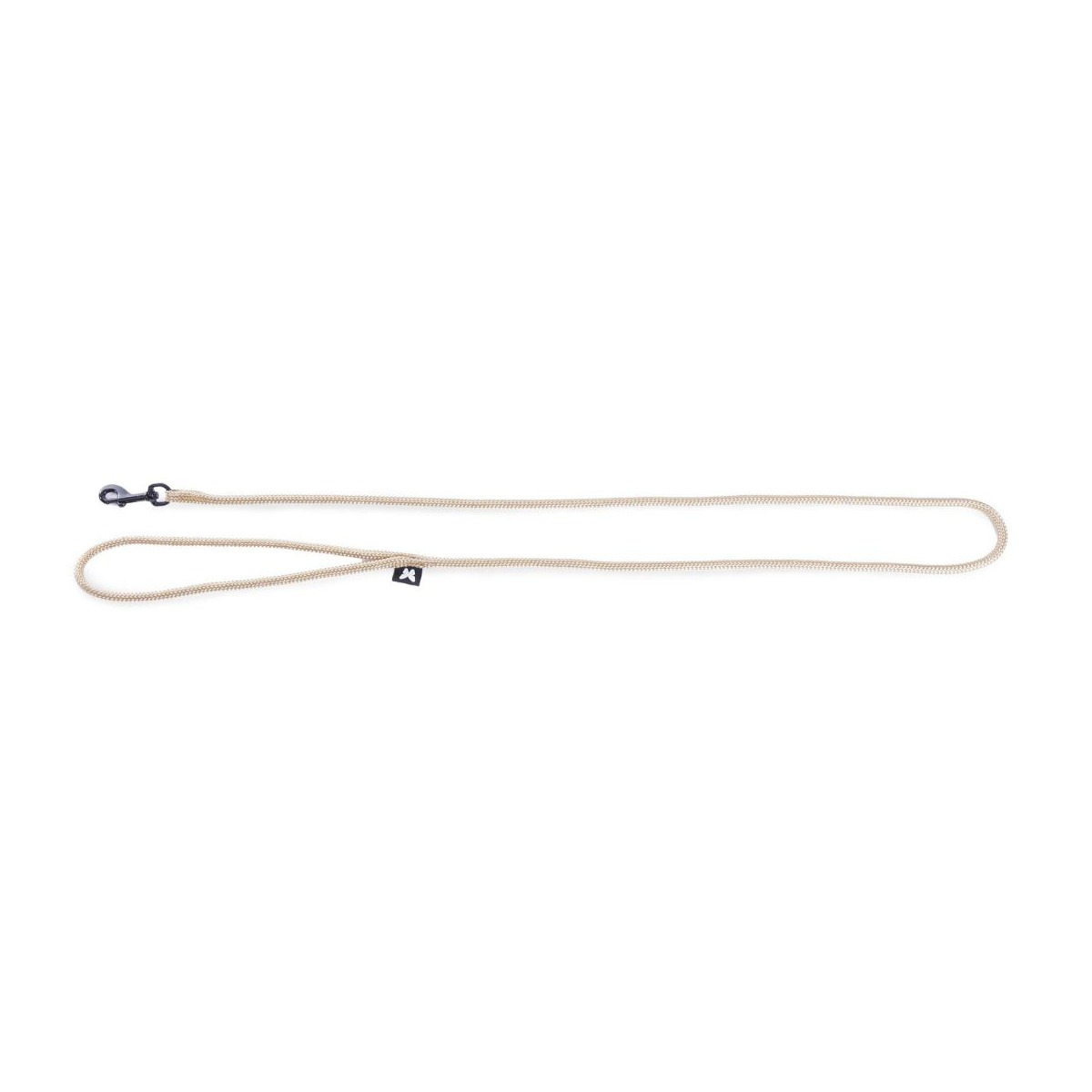 Laisse Martin Sellier nylon rond beige 6mmx120cm pour chien et chat
