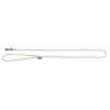 Laisse Martin Sellier nylon rond beige 6mmx120cm pour chien et chat