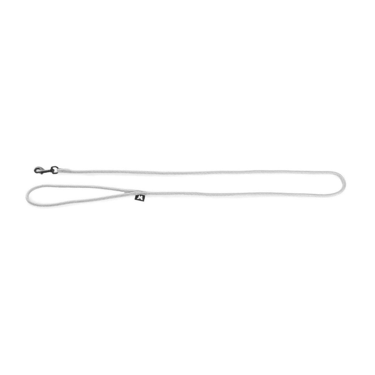 Laisse Martin Sellier nylon rond gris 6mmx120cm pour chien et chat