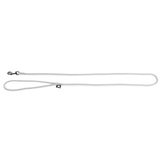 Laisse Martin Sellier nylon rond gris 6mmx120cm pour chien et chat