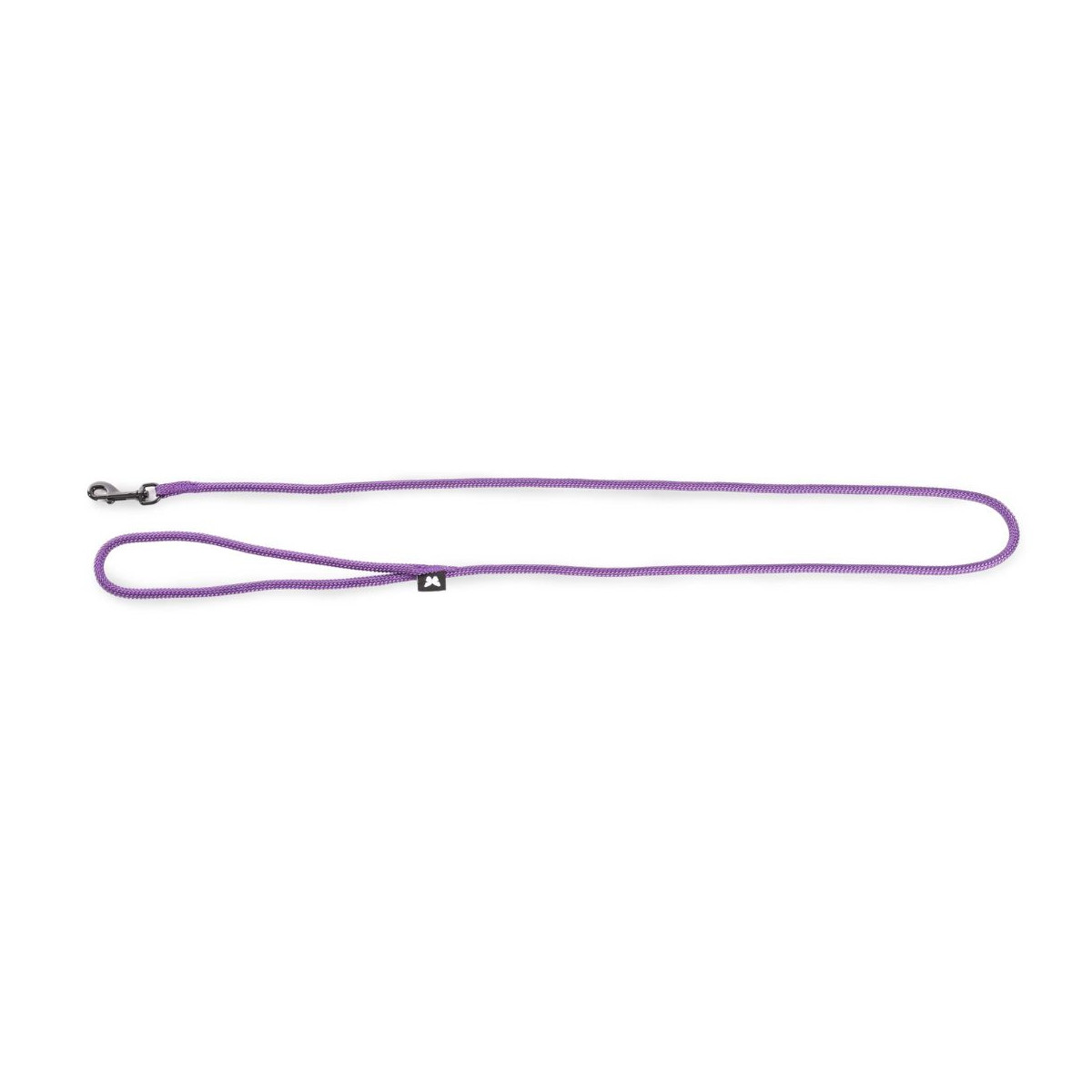 Laisse Martin Sellier nylon rond mauve 6mmx120cm pour chien et chat