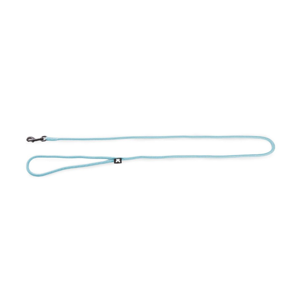 Laisse Martin Sellier nylon rond turquoise 6mmx120cm pour chien et chat