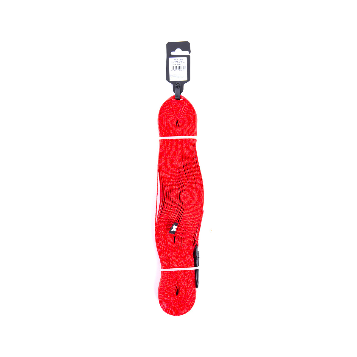 Longe de travail 20mm-5m rouge nylon plat