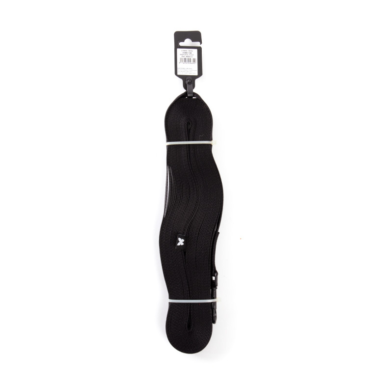 Longe de travail 20mm-15m noir nylon plat