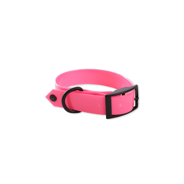 Collier fluo chasse 25-45cm rose