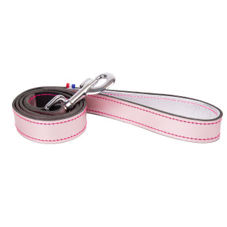 Laisse cuir dakota 25-100cm parme clair
