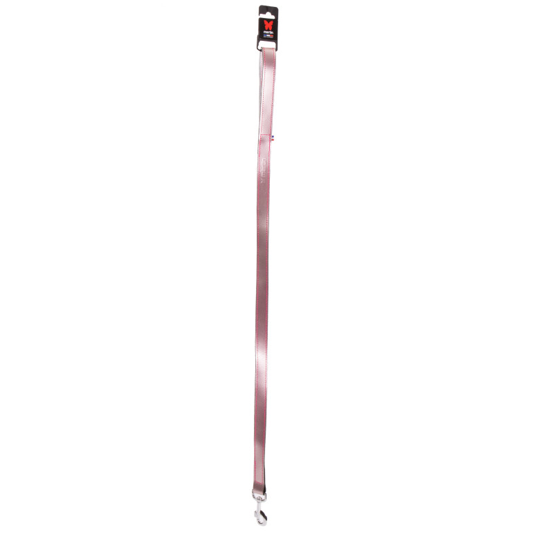 Laisse cuir dakota 25-100cm parme clair